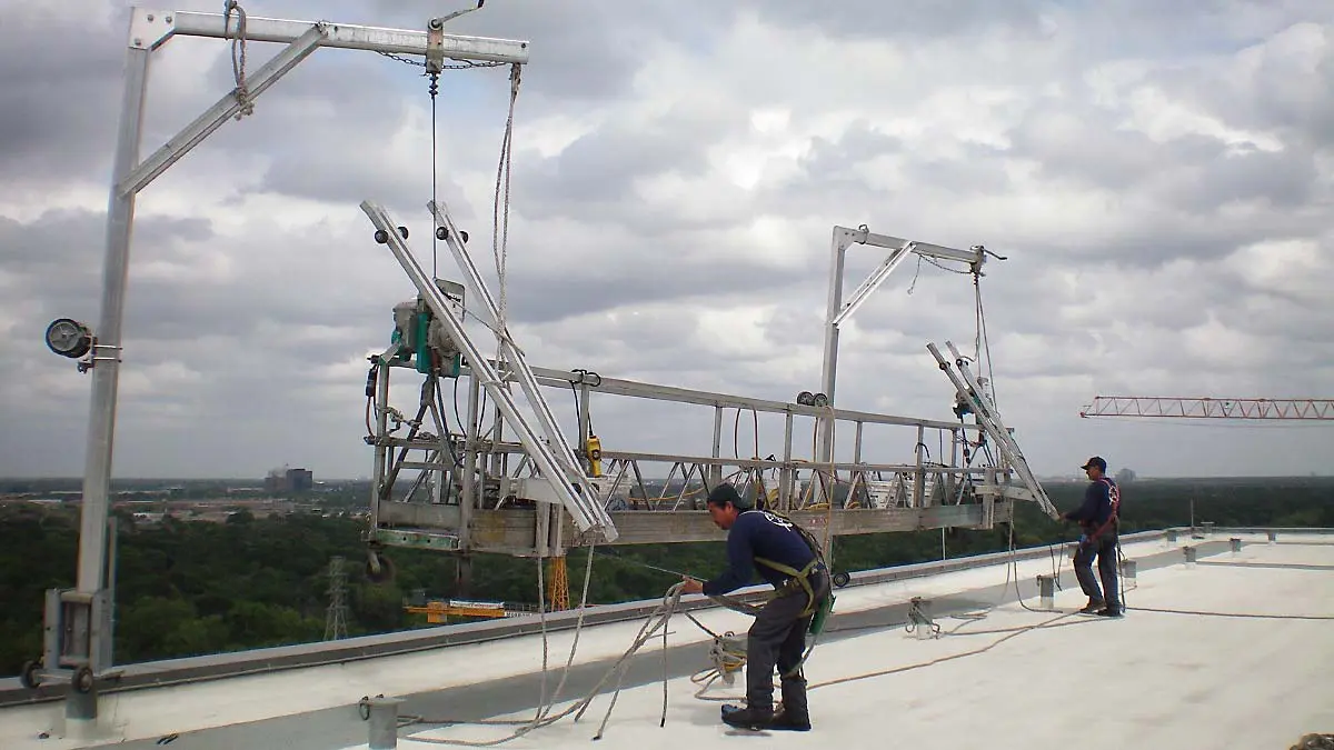 BMU on high-rise